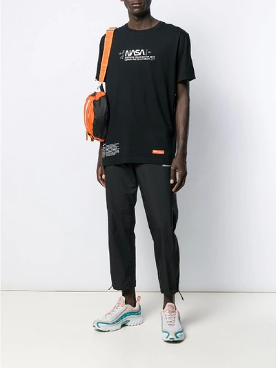 Shop Heron Preston Oversized Cotton T-shirt In Black