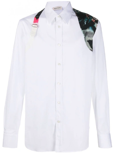 Shop Alexander Mcqueen Cotton Shirt In White