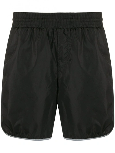Shop Gucci Beachwear Boxers With Logo In Black