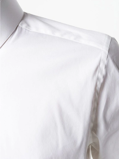 Shop Dolce & Gabbana Cotton Blend Shirt In White