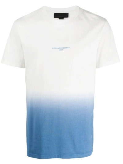 Shop Stella Mccartney Dip Dye Stella T-shirt In White