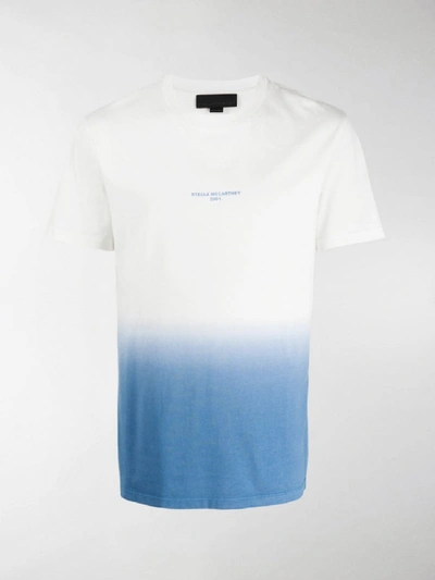 Shop Stella Mccartney Dip Dye Stella T-shirt In White