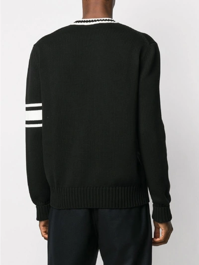 Shop Alexander Mcqueen Cotton Sweater In Black