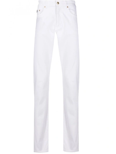 Shop Versace Jeans Couture Slim Jeans In White