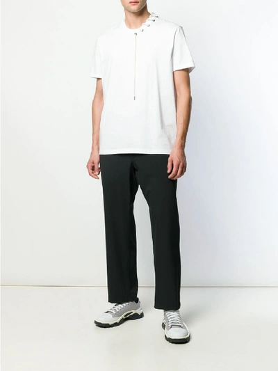 Shop Craig Green Laced T-shirt In White