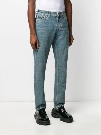 Shop Burberry Straight Denim Jeans