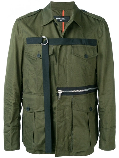 Shop Dsquared2 Giacca In Green