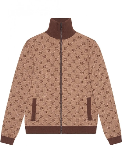 Shop Gucci Logo Bomber Jacket
