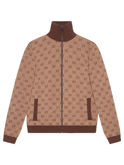 Shop Gucci Logo Bomber Jacket