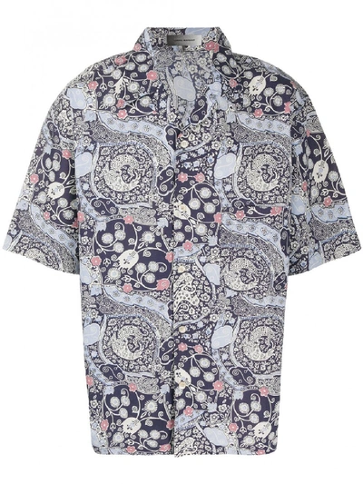 Shop Isabel Marant Printed Shirt In Blue