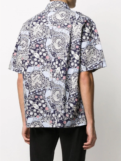 Shop Isabel Marant Printed Shirt In Blue