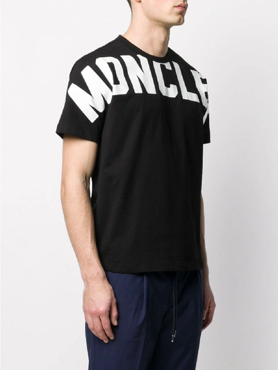 Shop Moncler Cotton Logo T-shirt