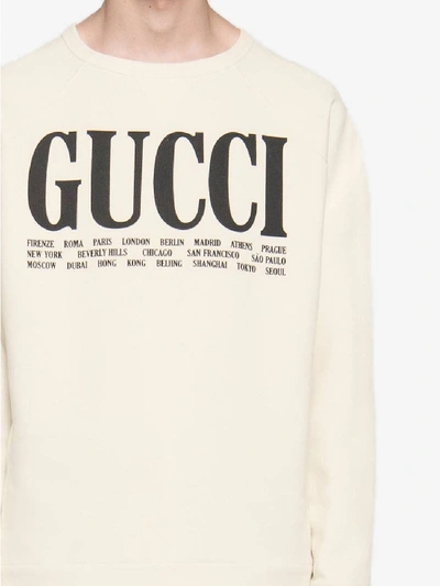 Shop Gucci Cotton Sweatshirt