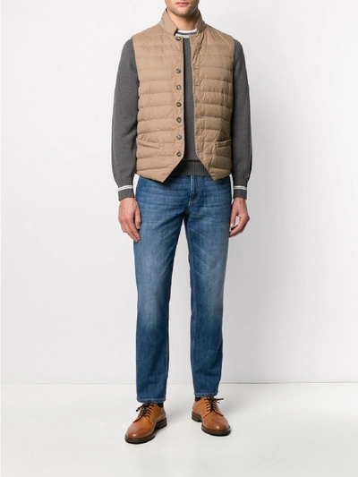 Shop Brunello Cucinelli Down Waistcoat