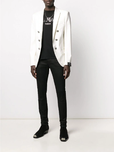 Shop Balmain Cotton Jacket