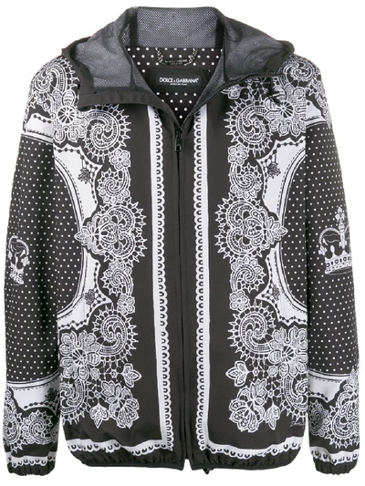 Shop Dolce & Gabbana Jacket With Zip In Black