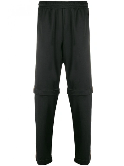 Shop Fendi Technical Fabric Trousers In Black