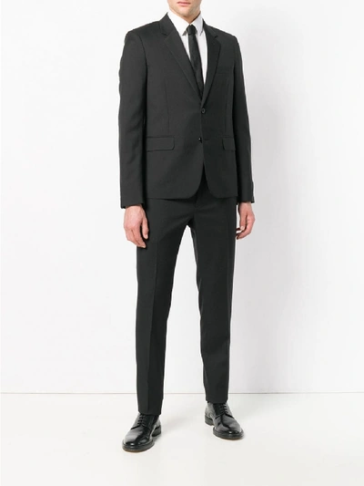 Shop Saint Laurent Wool Blend Suit In Black