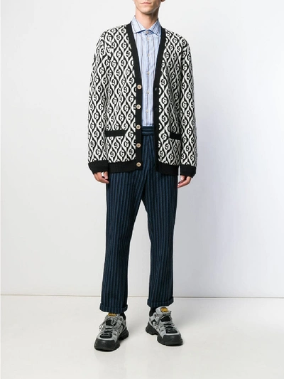 Shop Gucci Wool Cardigan In White