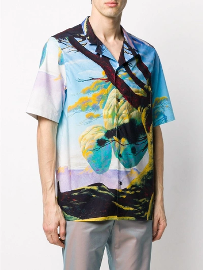 Shop Valentino Printed Shirt In Multicolor