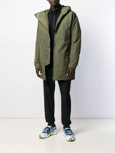 Shop Mammut Delta X Hs Thermo Parka In Green