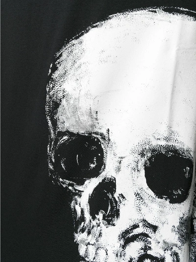 Shop Alexander Mcqueen Skull Print T-shirt In Black