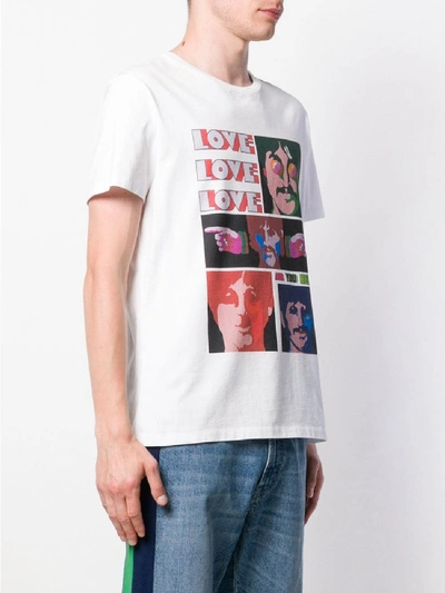 Shop Stella Mccartney Idol Tshirt With Beatles Print