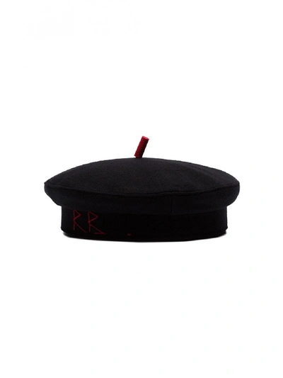 Shop Ruslan Baginskiy Wool Hat In Black