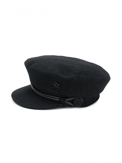 Shop Maison Michel New Abby Cotton Hat In Black