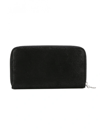 Shop Stella Mccartney Continental Wallet In Black