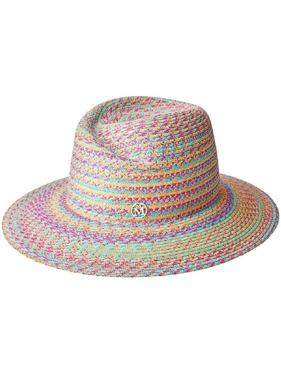 Shop Maison Michel Virginie Straw Hat In Multicolor