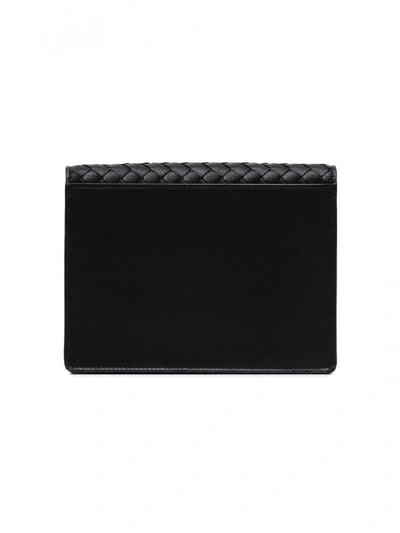 Shop Bottega Veneta Wallet On Chain In Black