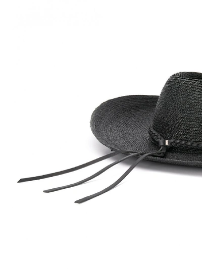 Shop Saint Laurent Maxi Mexi Noir Hat In Black