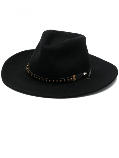 Shop Woolrich Wool Hat In Black