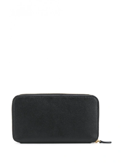 Shop Balenciaga Leather Continental Wallet In Black