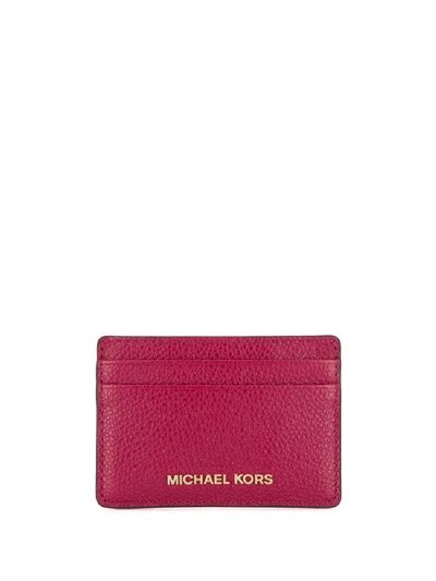 Shop Michael Michael Kors Jet Set Leather Card Holder