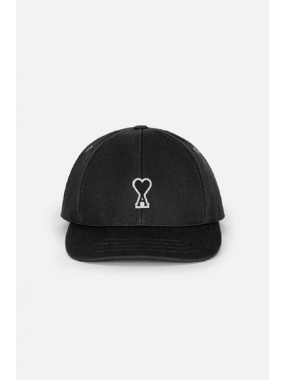 Shop Ami Alexandre Mattiussi Logo Cotton Hat