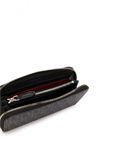 Shop Ferragamo Travel Leather Wallet In Black