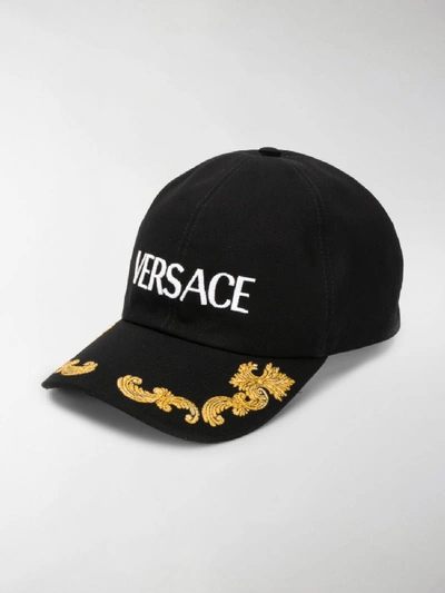 Shop Versace Logo Baseball Hat