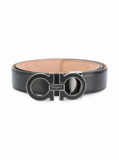 Shop Ferragamo Adjustable Belt In Black