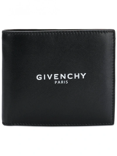 Shop Givenchy Leather Wallet In Black