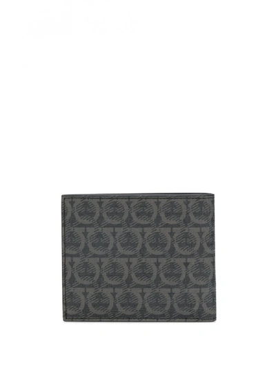 Shop Ferragamo Print Leather Wallet
