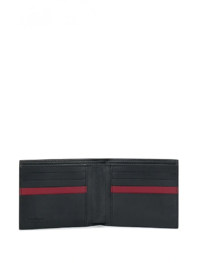 Shop Ferragamo Print Leather Wallet