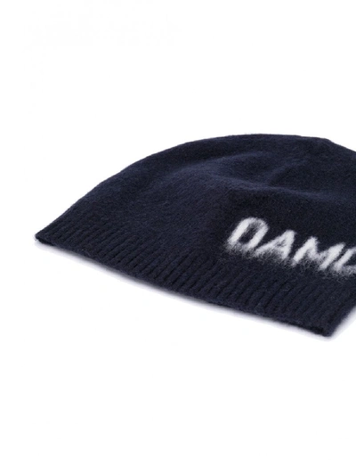 Shop Oamc Logo Hat In Blue