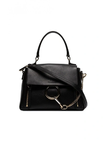 Shop Chloé Faye Small Leather Handbag