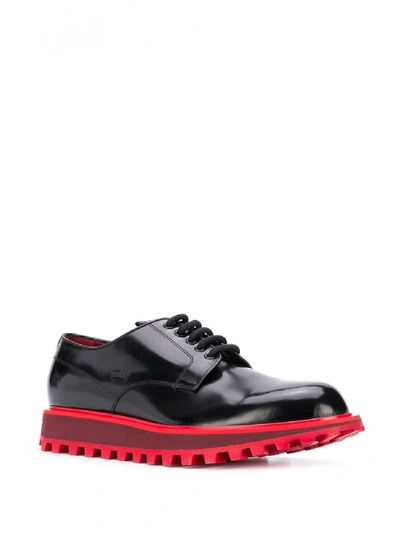 Shop Dolce & Gabbana Leather Derby Shoes