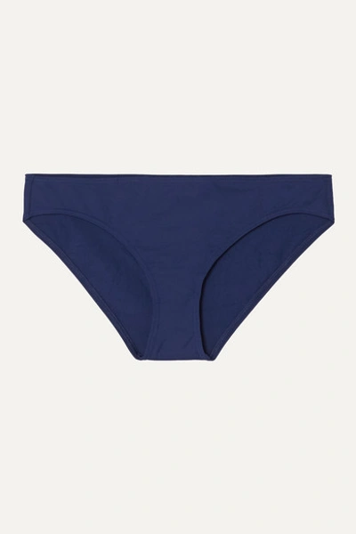 Shop Eres Les Essentiels Bandito Underwired Halterneck Bikini Top In Navy