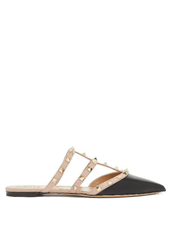valentino mules black