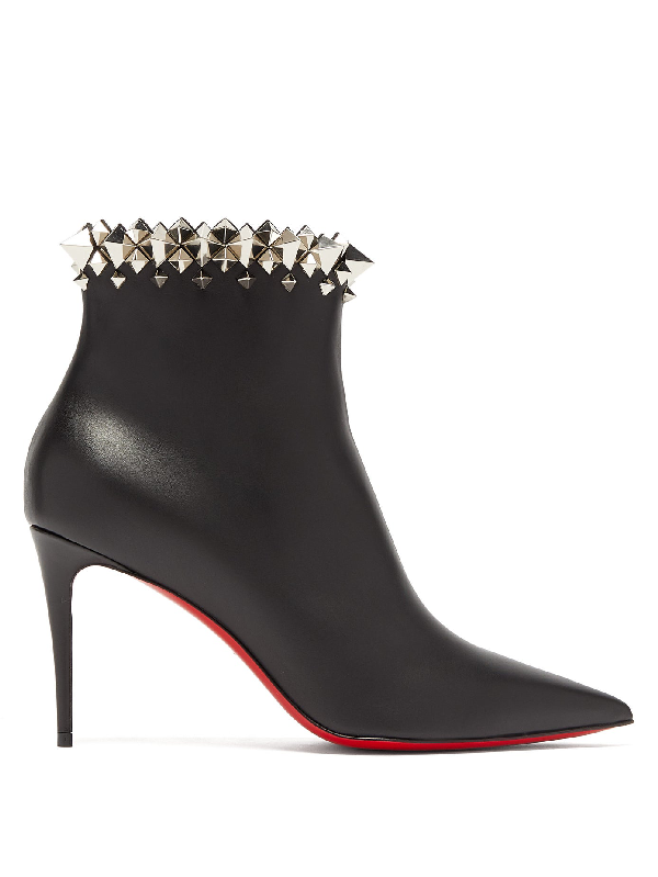 louboutin silver boots