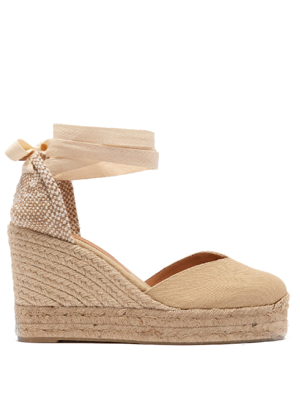 jute platform wedges